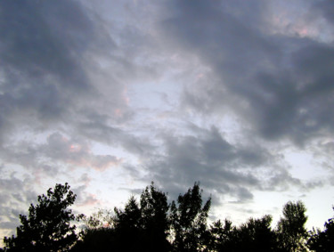 Photographie intitulée "Nuages et arbres.jpg" par Gilbert Laporta, Œuvre d'art originale