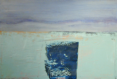 Malerei mit dem Titel "Horizon" von Gilbert Laporta, Original-Kunstwerk, Öl