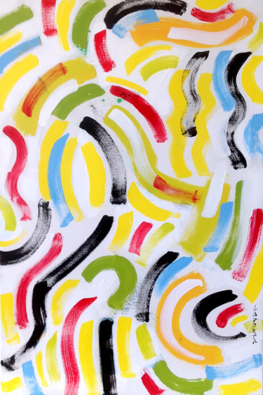 Détour Peinture intitulée "Détour" par Gilbert Laporta, Œuvre d'art originale, Acrylique