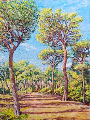 Malerei mit dem Titel "Parc du Roy d'Espag…" von Glaréole, Original-Kunstwerk, Acryl