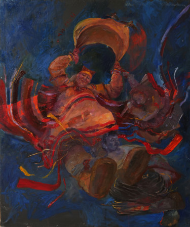 Картина под названием "KICHKA" - Moimoi, Подлинное произведение искусства, Масло