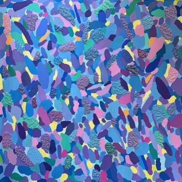 Картина под названием "Camouflage 2" - Gleb Skubachevsky, Подлинное произведение искусства, Акрил Установлен на Деревянная р…