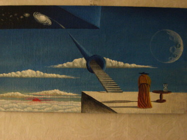 Картина под названием "Переход" - Gleb Blagozhnikov, Подлинное произведение искусства, Масло