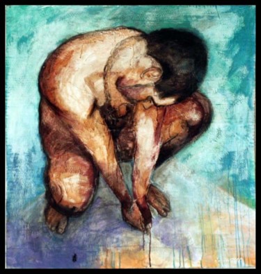 Peinture intitulée "prisonier 2" par Gleisner, Œuvre d'art originale, Huile