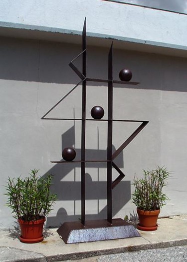 Sculpture titled "TIC TAC TAO" by Glen Mayo, Original Artwork