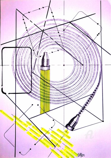 Arts numériques intitulée "Lightning" par Glenn Varez, Œuvre d'art originale, Travail numérique 2D