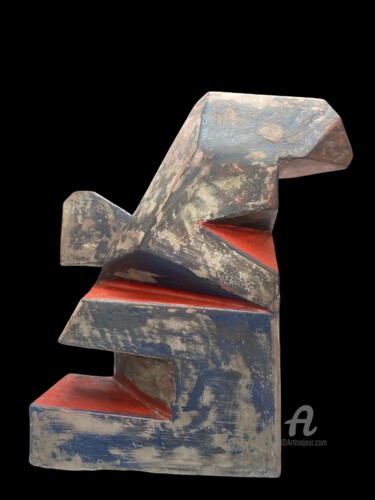 Γλυπτική με τίτλο "ORIGAMI" από Glenn Varez, Αυθεντικά έργα τέχνης, Αεριωμένο σκυρόδεμα