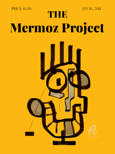 Digital Arts με τίτλο ""Mermoz project"" από Glenn Varez, Αυθεντικά έργα τέχνης, 2D ψηφιακή εργασία