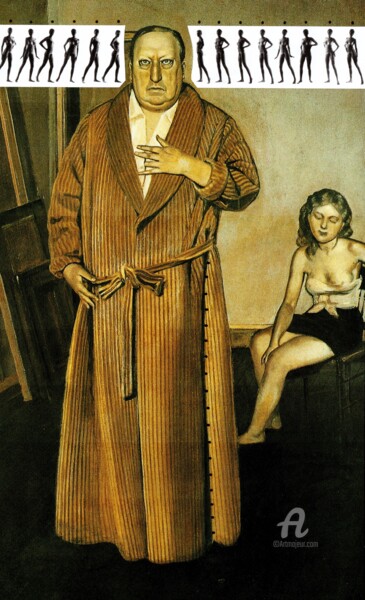 Arte digital titulada "Balthus 23" por Glenn Varez, Obra de arte original, Foto-montaje