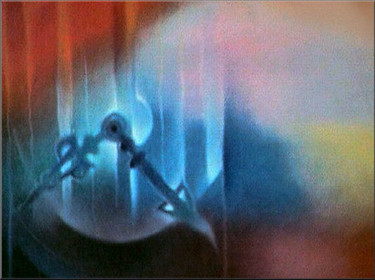 Painting titled "Clockscape '81(2)" by Glenn Bautista, Original Artwork