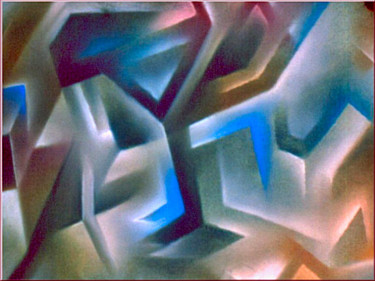 Painting titled "Abstraction  '84 (1)" by Glenn Bautista, Original Artwork