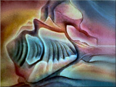 Painting titled "Shellscape '87" by Glenn Bautista, Original Artwork