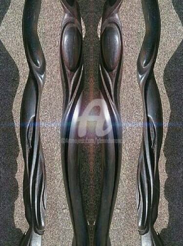 Digital Arts titled "Alien MRI lll" by Glenn Durrance, Original Artwork, Collages