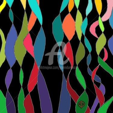 「Color Play」というタイトルのデジタルアーツ Glenn Durranceによって, オリジナルのアートワーク, 2Dデジタルワーク