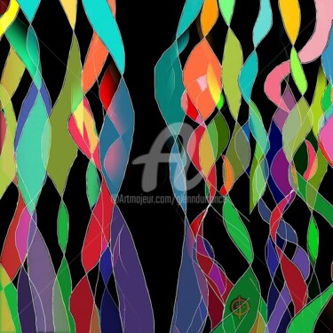 Digital Arts titled "Color Play ll" by Glenn Durrance, Original Artwork, 2D Digital Work