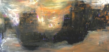 Schilderij getiteld "Tatouine" door Guizard, Origineel Kunstwerk, Acryl