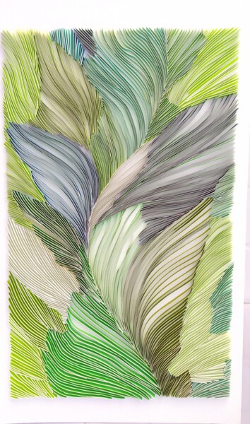Sculpture titled "The nature pattern" by Glimpsecraft Priyanka, Original Artwork, Paper