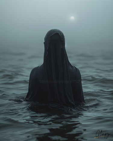 Arte digitale intitolato "In The Mist" da Glimpz, Opera d'arte originale, Immagine generata dall'IA