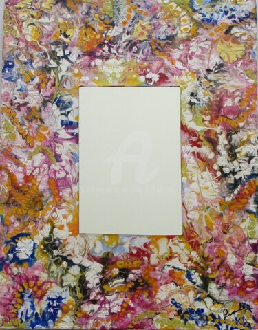 Schilderij getiteld "Specchio numero 29" door Teresa Suardi, Origineel Kunstwerk, Acryl Gemonteerd op Andere stijve panelen