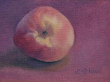Peinture intitulée "Peach" par Gloria Nilsson, Œuvre d'art originale