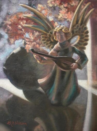 Painting titled "Song of Prayer" by Gloria Nilsson, Original Artwork, Oil