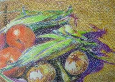 Painting titled "Homegrown" by Gloria Nilsson, Original Artwork, Other
