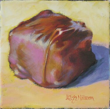 Painting titled "Square Inch of Ecst…" by Gloria Nilsson, Original Artwork, Oil