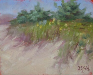 Peinture intitulée "Dunes at Hammonasset" par Gloria Nilsson, Œuvre d'art originale