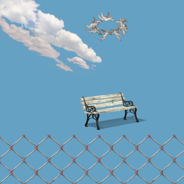 Digitale Kunst getiteld "Different Sky" door Seta Nua, Origineel Kunstwerk, 2D Digital Work