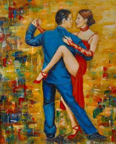 Painting titled "tango" by Nikola Golubovski, Original Artwork, Acrylic