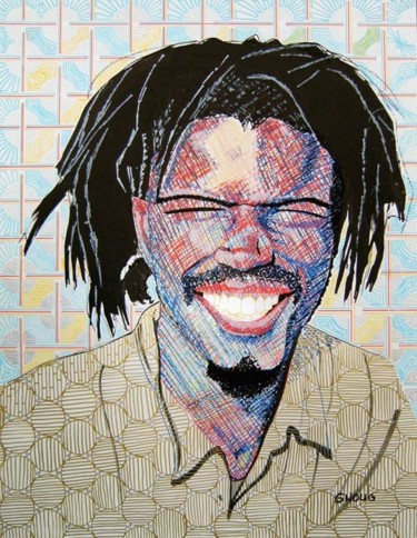 Peinture intitulée "Smile" par Saïd Gnoug, Œuvre d'art originale, Huile