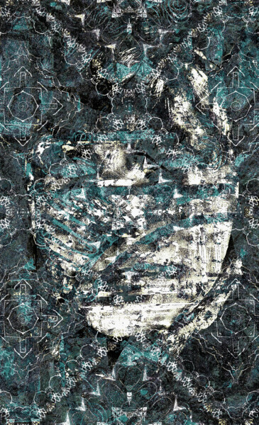 Arte digitale intitolato "CY-JAN V.1" da Go Rk Art __________, Opera d'arte originale, Lavoro digitale 2D
