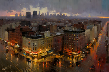 Digital Arts titled "metropolis" by Go San, Original Artwork, Digital Painting