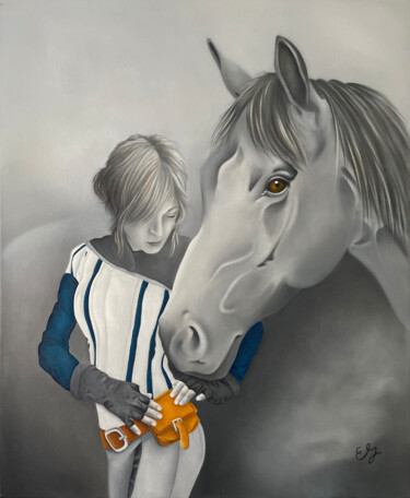 Pintura titulada "La récompense" por Elise Gobeil, Obra de arte original, Oleo