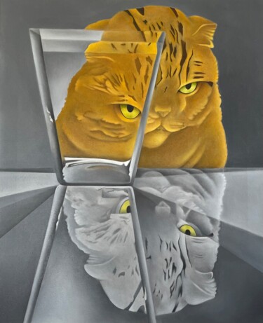 Inquisiteur Peinture intitulée "Inquisiteur" par Elise Gobeil, Œuvre d'art originale, Huile