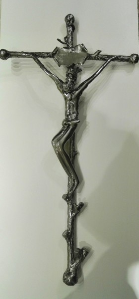 Sculpture titled "Jesus" by Roberto Gobessi, Original Artwork
