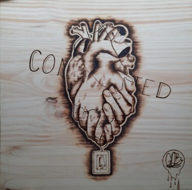 Σχέδιο με τίτλο "''Connected.''" από Gobi, Αυθεντικά έργα τέχνης, Ανατύπωση