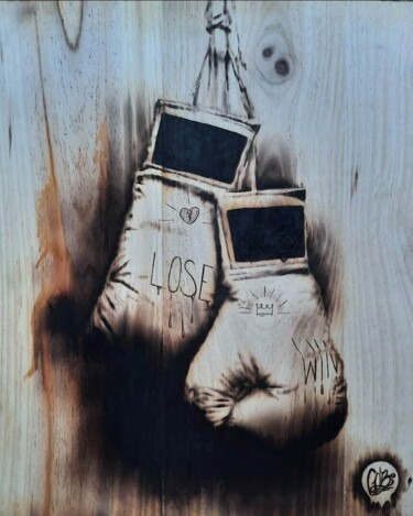 Dessin intitulée "''You need to lose,…" par Gobi, Œuvre d'art originale, Embossage