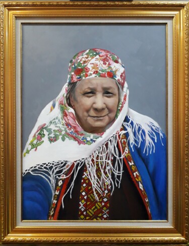 Peinture intitulée "Ene" par Gochmuradov Gahryman, Œuvre d'art originale, Huile
