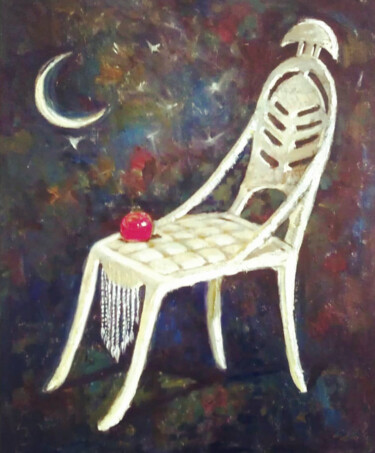 Malarstwo zatytułowany „Chair” autorstwa Gochmuradov Gahryman, Oryginalna praca, Akryl
