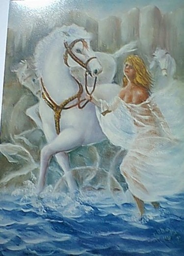 Painting titled "belle  2" by Roger Godart, Original Artwork