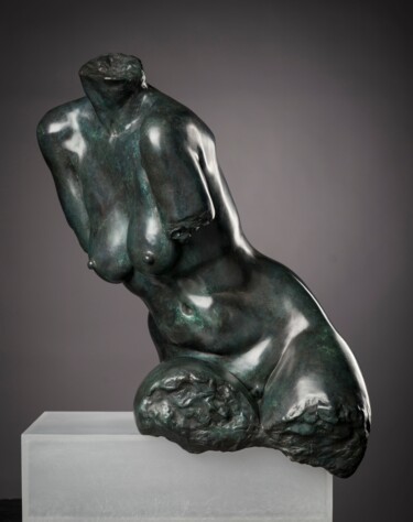 Escultura titulada "L'Omaggio alla Donna" por Godfried Dols, Obra de arte original, Bronce