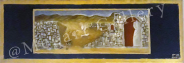 Ζωγραφική με τίτλο "Αρχαίκο" από Gogo Makrugiannh, Αυθεντικά έργα τέχνης, Ακρυλικό