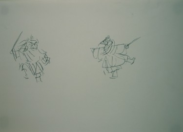绘画 标题为“跳神3” 由Hao Wu, 原创艺术品