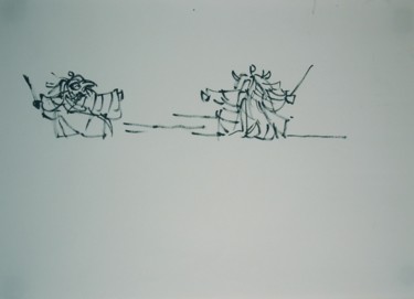 绘画 标题为“跳神6” 由Hao Wu, 原创艺术品