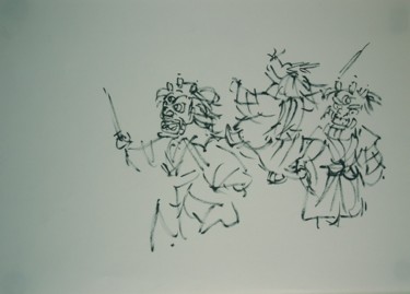 绘画 标题为“跳神7” 由Hao Wu, 原创艺术品