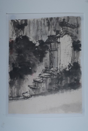 绘画 标题为“屏山4，安徽” 由Hao Wu, 原创艺术品