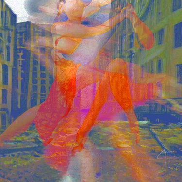 Arte digitale intitolato "Tango" da Golly Hertlein, Opera d'arte originale, Pittura digitale
