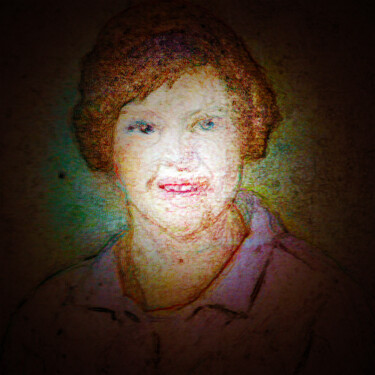Digital Arts titled "Madeleine" by Golly Hertlein, Original Artwork, Digital Painting