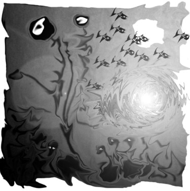 Рисунок под названием "So Long" - Golly Hertlein, Подлинное произведение искусства, Карандаш